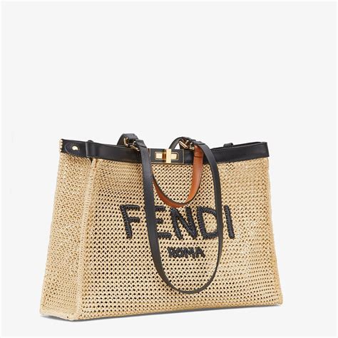 fendi plastic beach bag|fendi signature tote bag.